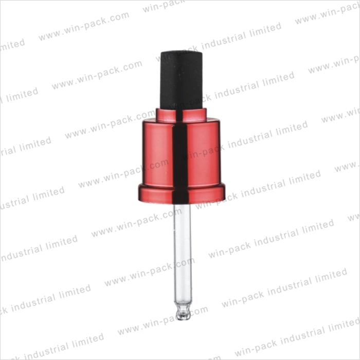 luxury cosmetic fancy transparent color gradient red glass essential oil serum bottle 30ml 50ml with square bulb dropper