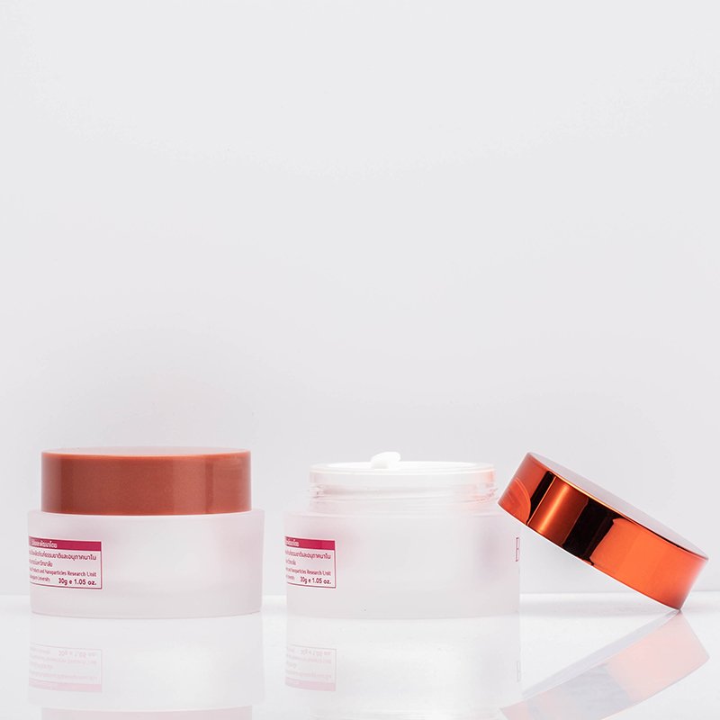 luxury cosmetic jar 50g cream jar cosmetic acrylic packaging with lid