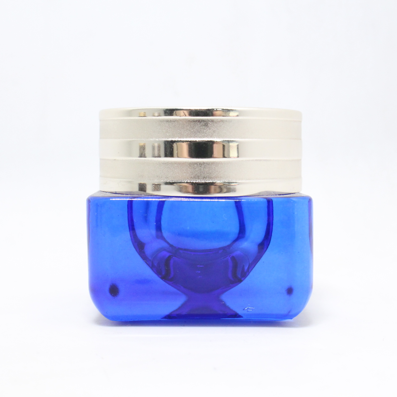 luxury cosmetic jar face cream container 15g square glass cosmetic jar cosmetic bottle