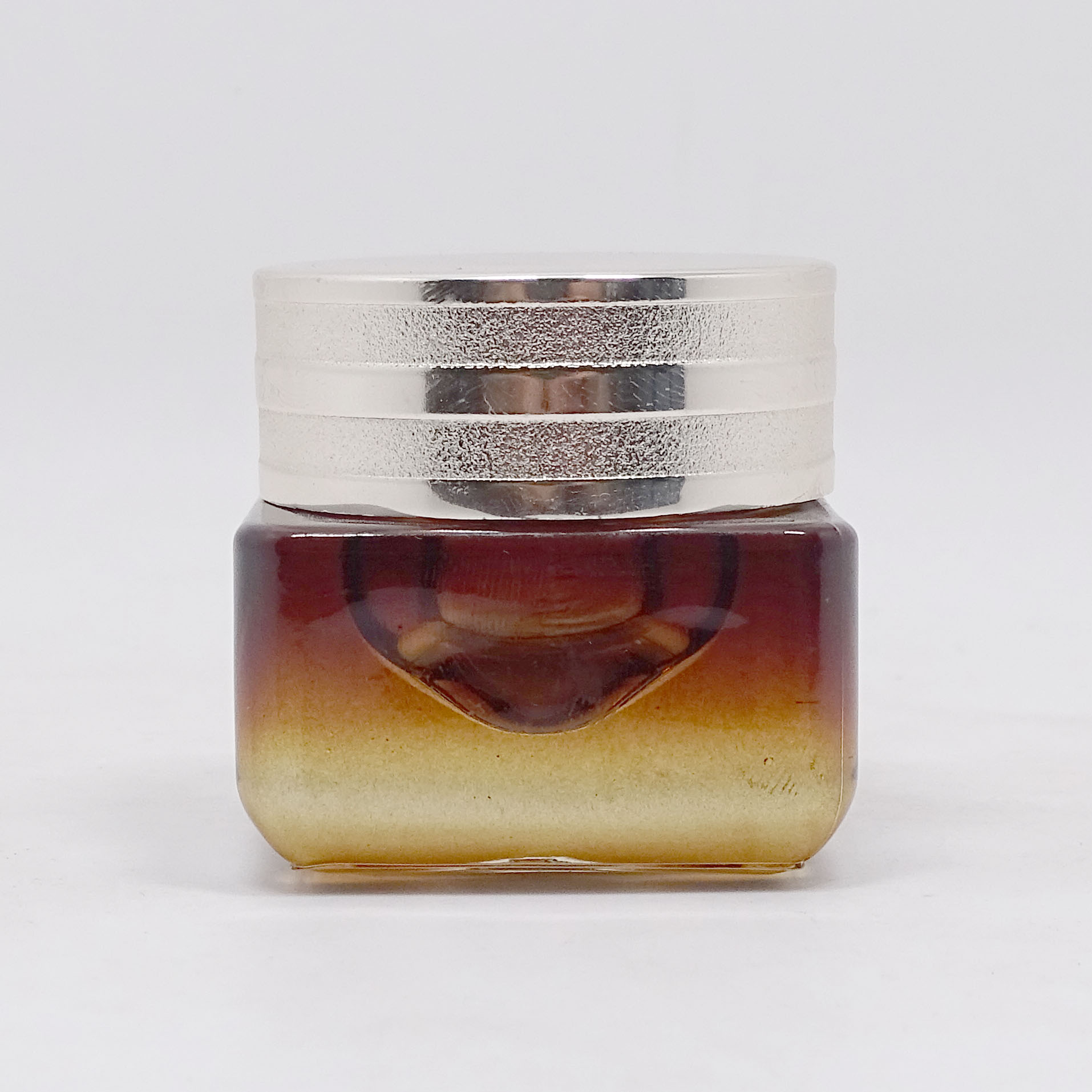 luxury cosmetic jar face cream container square matte black square glass cosmetic jar black and gold cosmetic bottle