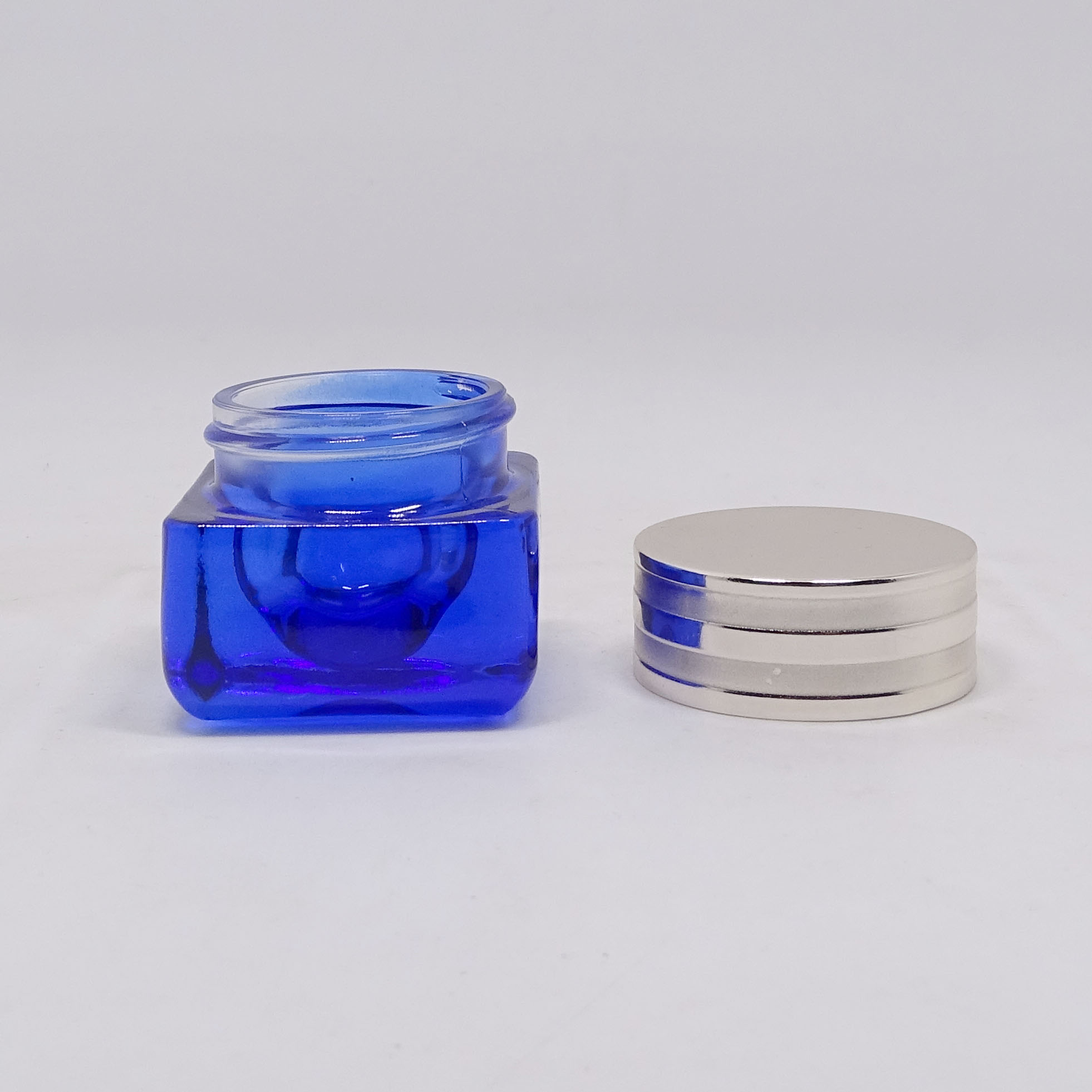luxury cosmetic jar face cream container square matte black square glass cosmetic jar black and gold cosmetic bottle
