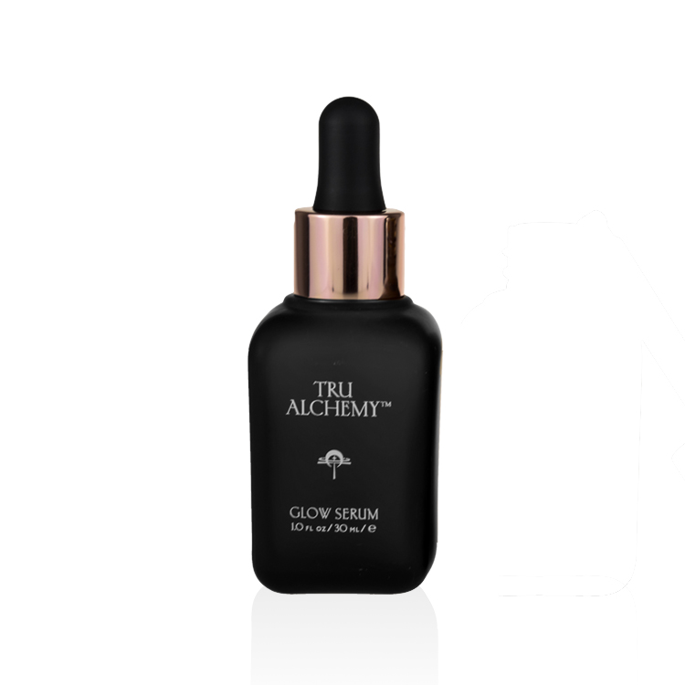 luxury cosmetic oil bottle 10ml 20ml 30ml 50ml 100ml square matte black essential oil glass bottle with rose gold dropper cap