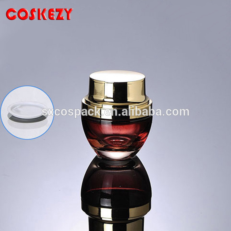 luxury cosmetic packaging 1oz glass jar for face cream