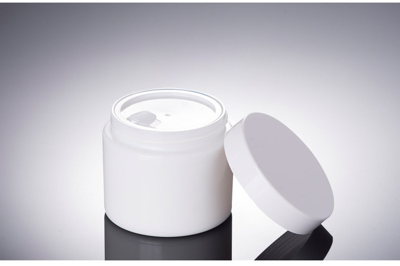 luxury cosmetic packaging and skincare jars withe cosmetic glass cream jar