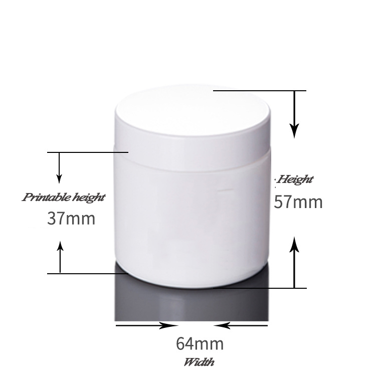 luxury cosmetic packaging and skincare jars withe cosmetic glass cream jar