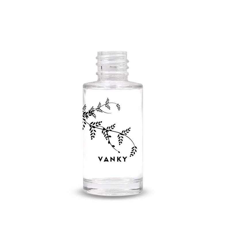 luxury cosmetic packaging clear 30ml serum glass bottle face serum packaging bottle