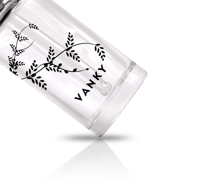 luxury cosmetic packaging clear 30ml serum glass bottle face serum packaging bottle