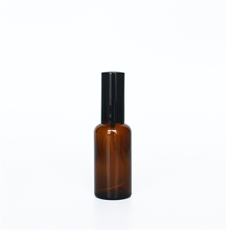 luxury cosmetic packaging clear 30ml serum glass bottle face serum packaging bottle