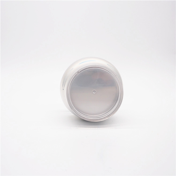 luxury cosmetic packaging containers 50g wholesale empty cosmetics face cream glass jars with silver lid