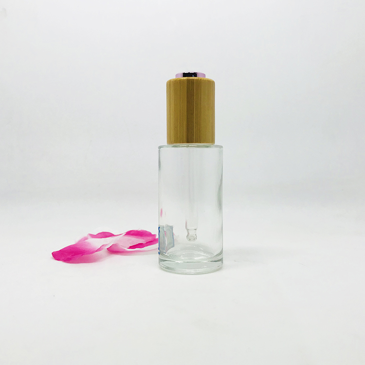 luxury cosmetic packaging frosted 30 ml serum glass bottle face serum packaging bottle