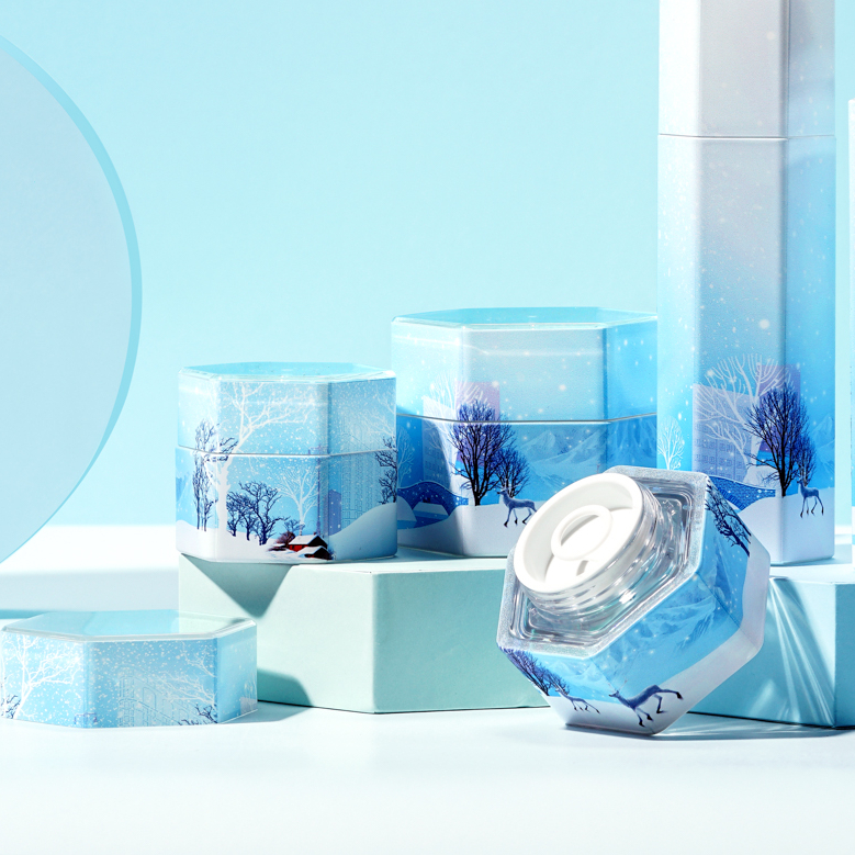 luxury cosmetic petg jar packaging plastic jar plastic manufacturers