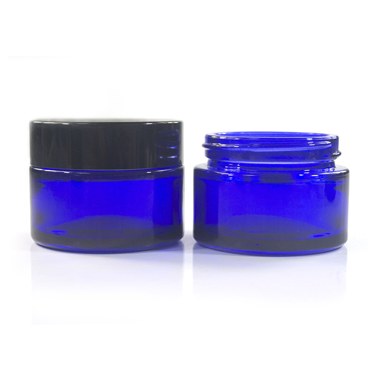 luxury cosmetics container packaging candle body butter 2oz 4 oz glass jars in bulk with lids
