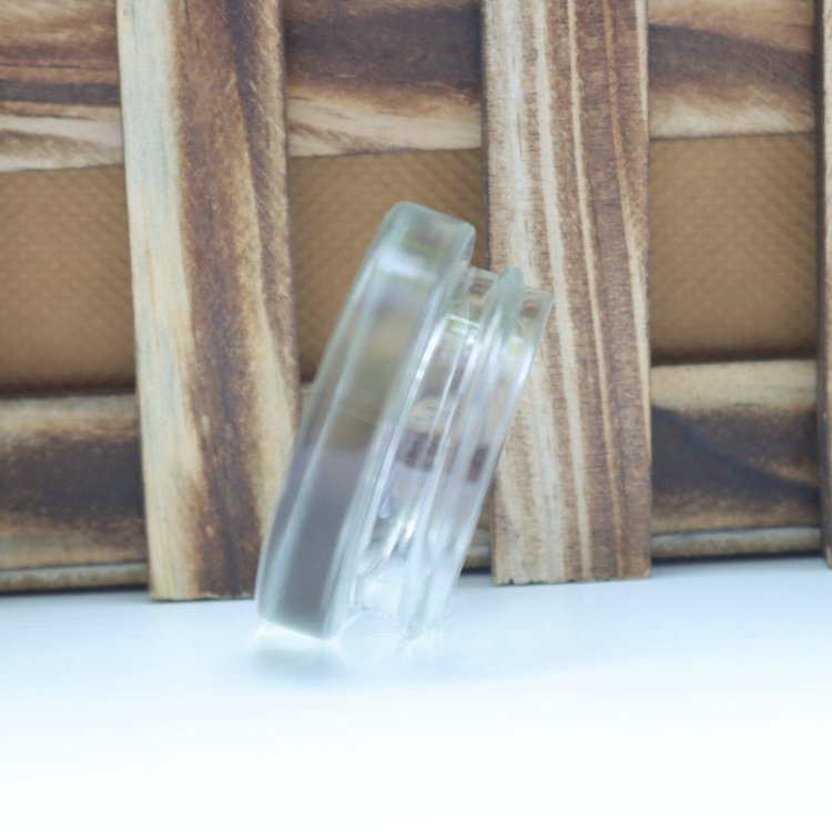 luxury cream containers 5g 7g with silver aluminium cap