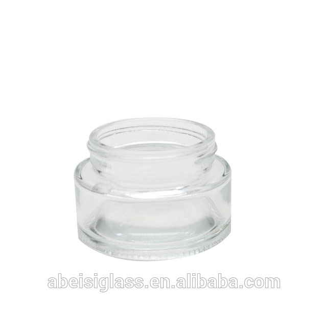 luxury cream jar 50g cosmetic jars glass jars with wooden caps engraving bamboo lid