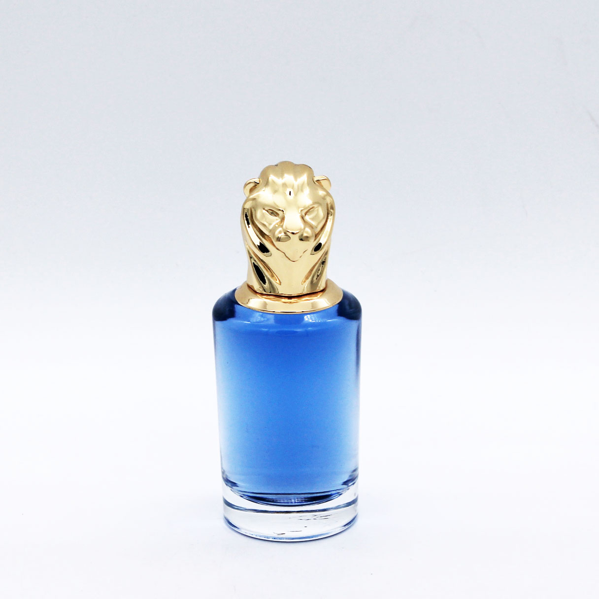 luxury custom fancy high quality animals lids glass perfume bottle for sale