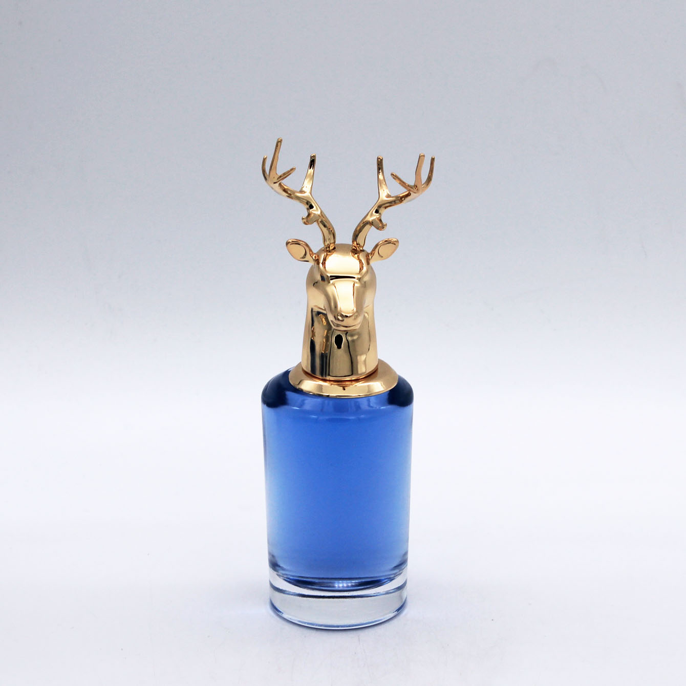 luxury custom fancy high quality animals lids glass perfume bottle for sale
