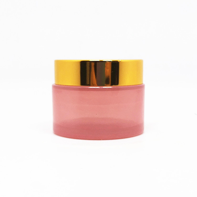 luxury cylinder mini capacity 15g cream glass jar with lids customized accept