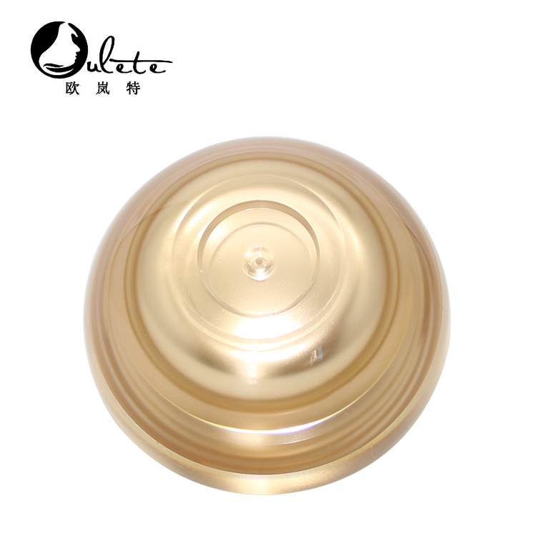 luxury double wall 30g 50g acrylic cosmetic ball shape cream jars