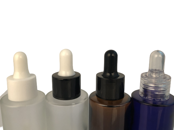 luxury dropper 30ml glass bottle essential oil bottle with applicator cylinder dropper glass bottle