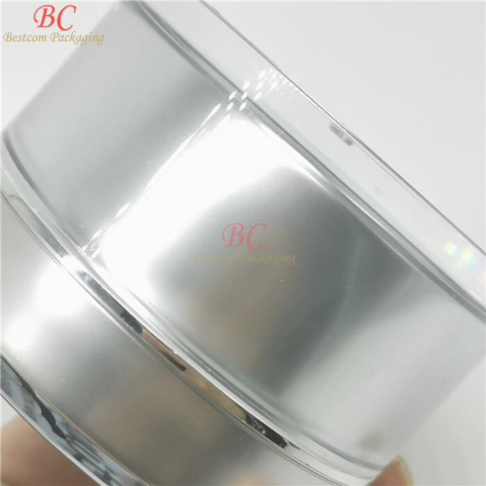 luxury empty 1oz scrub acrylic packaging cream container 5g 10g 30g 50g 100g 150g 200g 15g full silver cosmetic jar with lids