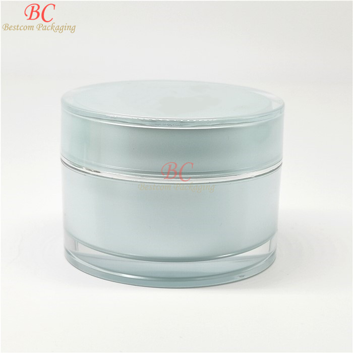 luxury empty 1oz scrub acrylic packaging cream container 5g 10g 30g 50g 100g 150g 200g 15g full silver cosmetic jar with lids