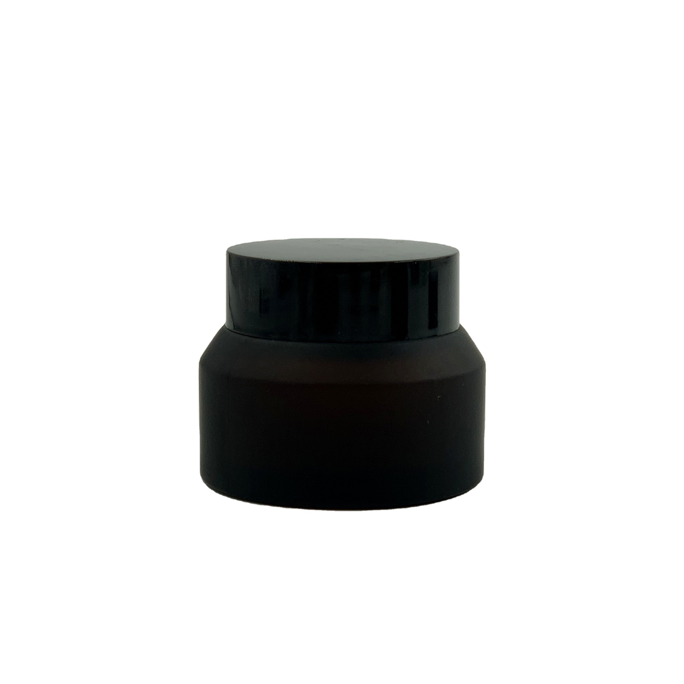 luxury empty cosmetic containers cosmetic packaging glass cream jar with lid