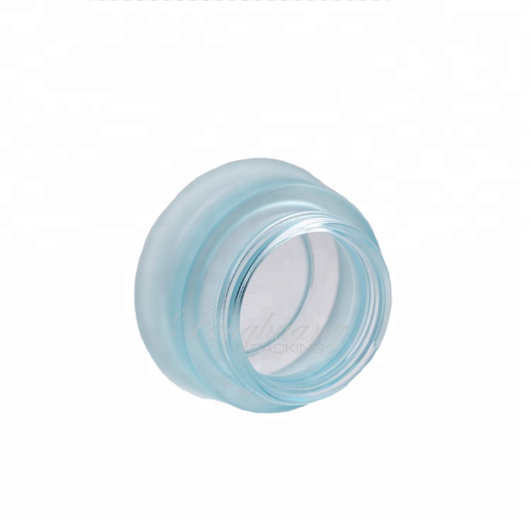 luxury empty cosmetics packaging frosted glass jar 30ml for face cream guangzhou supplier