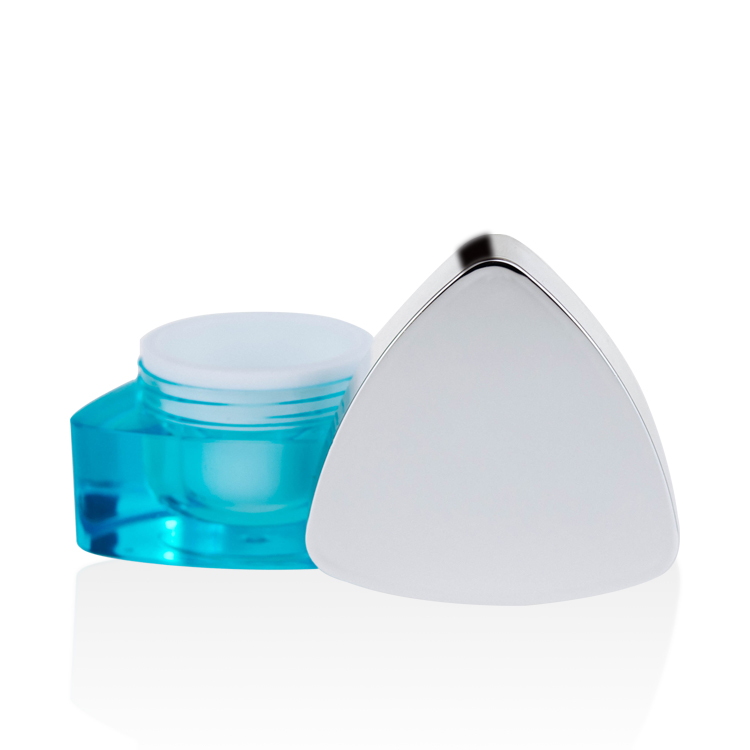 luxury eye cream jar 15ml triangle acrylic cosmetic jars