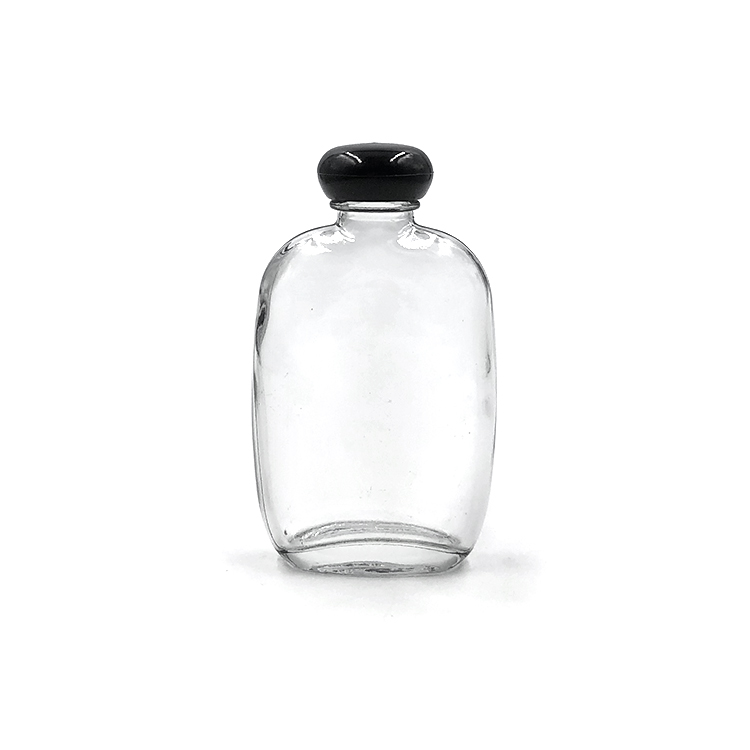 luxury flat square milk mango juice bottle 100ml glass bottle flat juice bottle