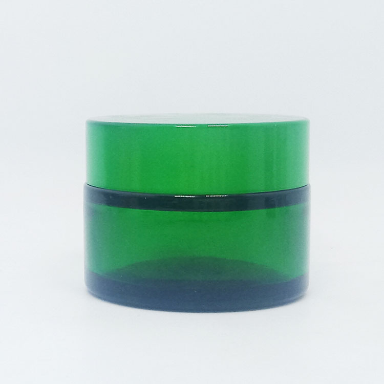 luxury frosted silk screen custom cosmetic jar for cosmetic packing