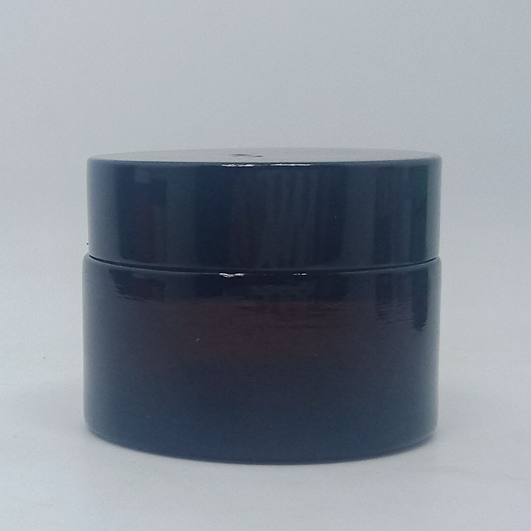 luxury frosted silk screen custom cosmetic jar for cosmetic packing