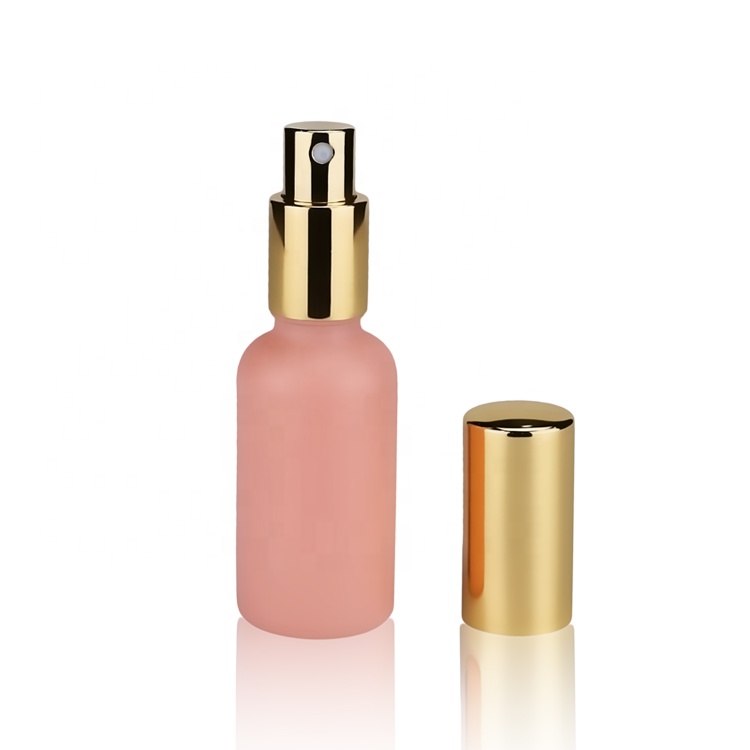 luxury frosted spray glass bottles essential oil empty bottles lotion bottles for cosmetic packaging and skin care packaging