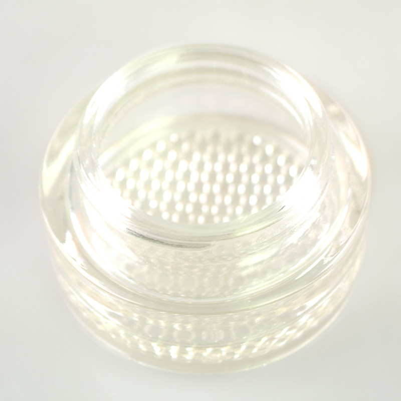 luxury glass bottle jar clear bottels for cream jar clear transparent nice cosmetic containers wholesale 30g 50g 60g 100g 120g