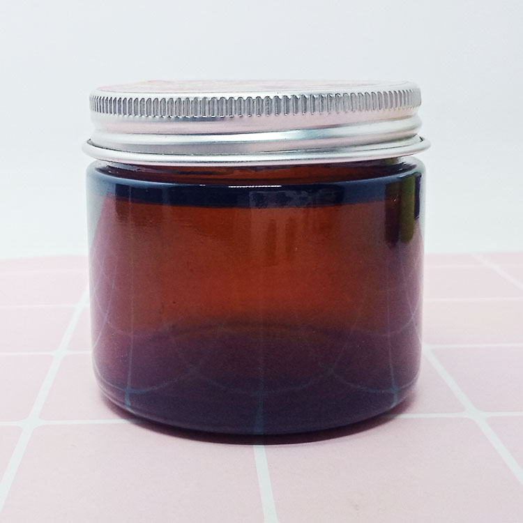 luxury glass cosmetic bottle for cream packaging