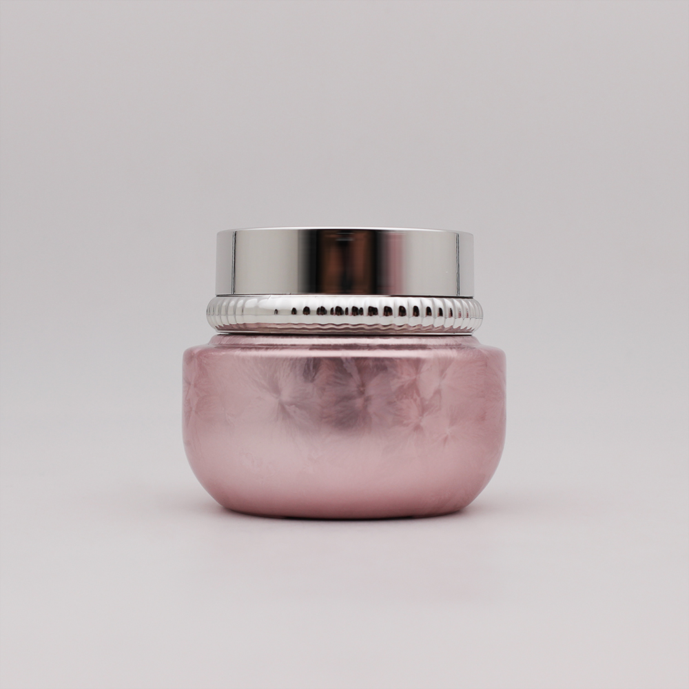 luxury glass cosmetic bottles and jars for cosmetic packaging