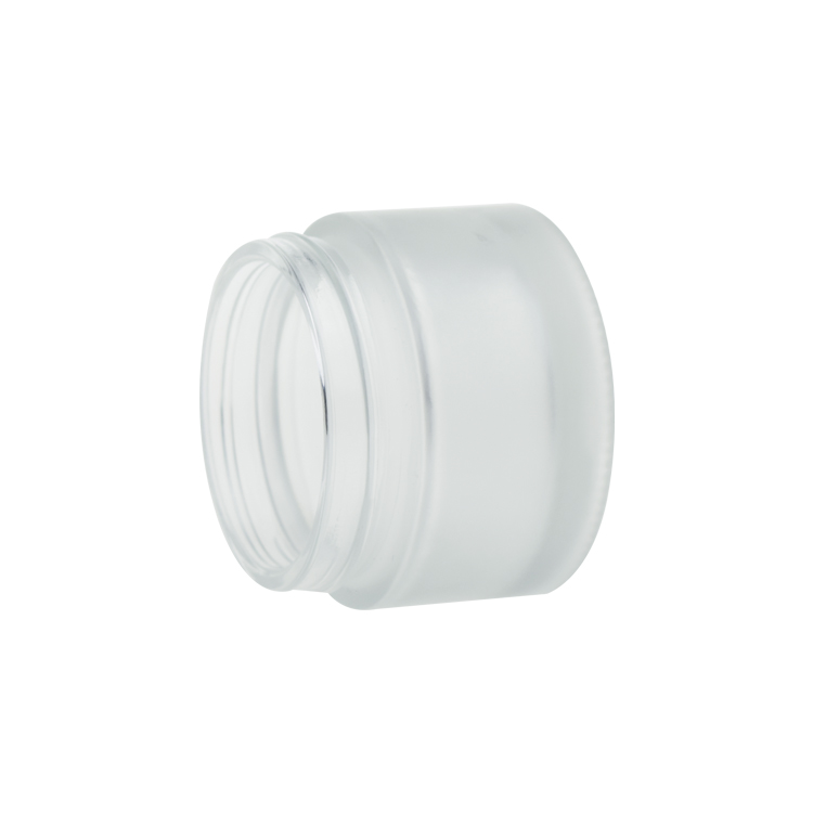 luxury glass cream jar 30 g 30 ml gold lid cosmetic jar