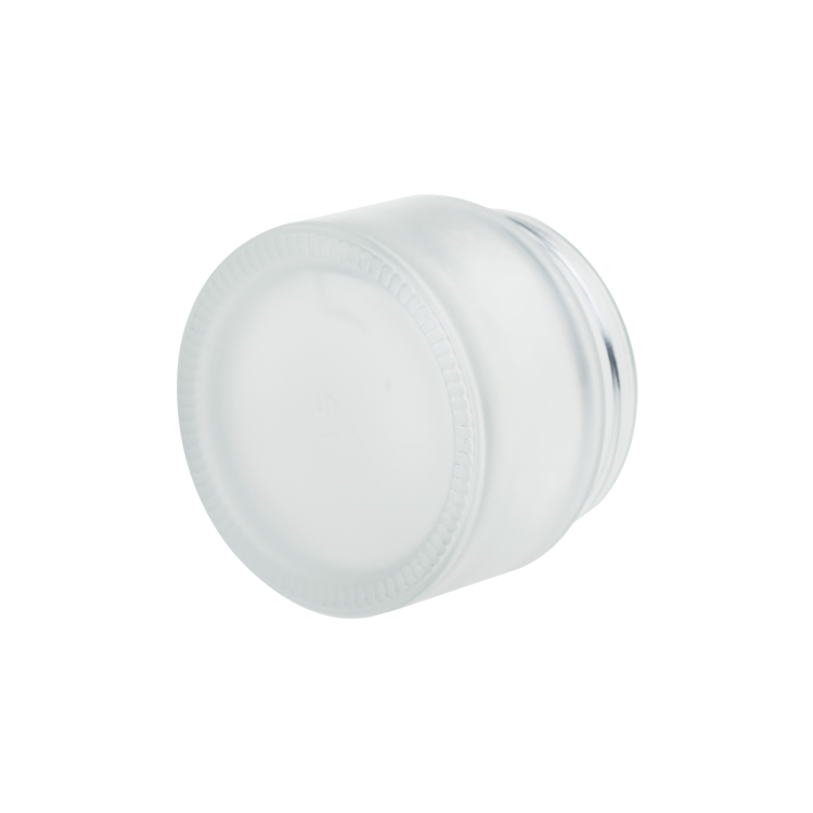 luxury glass cream jar 30 g 30 ml gold lid cosmetic jar