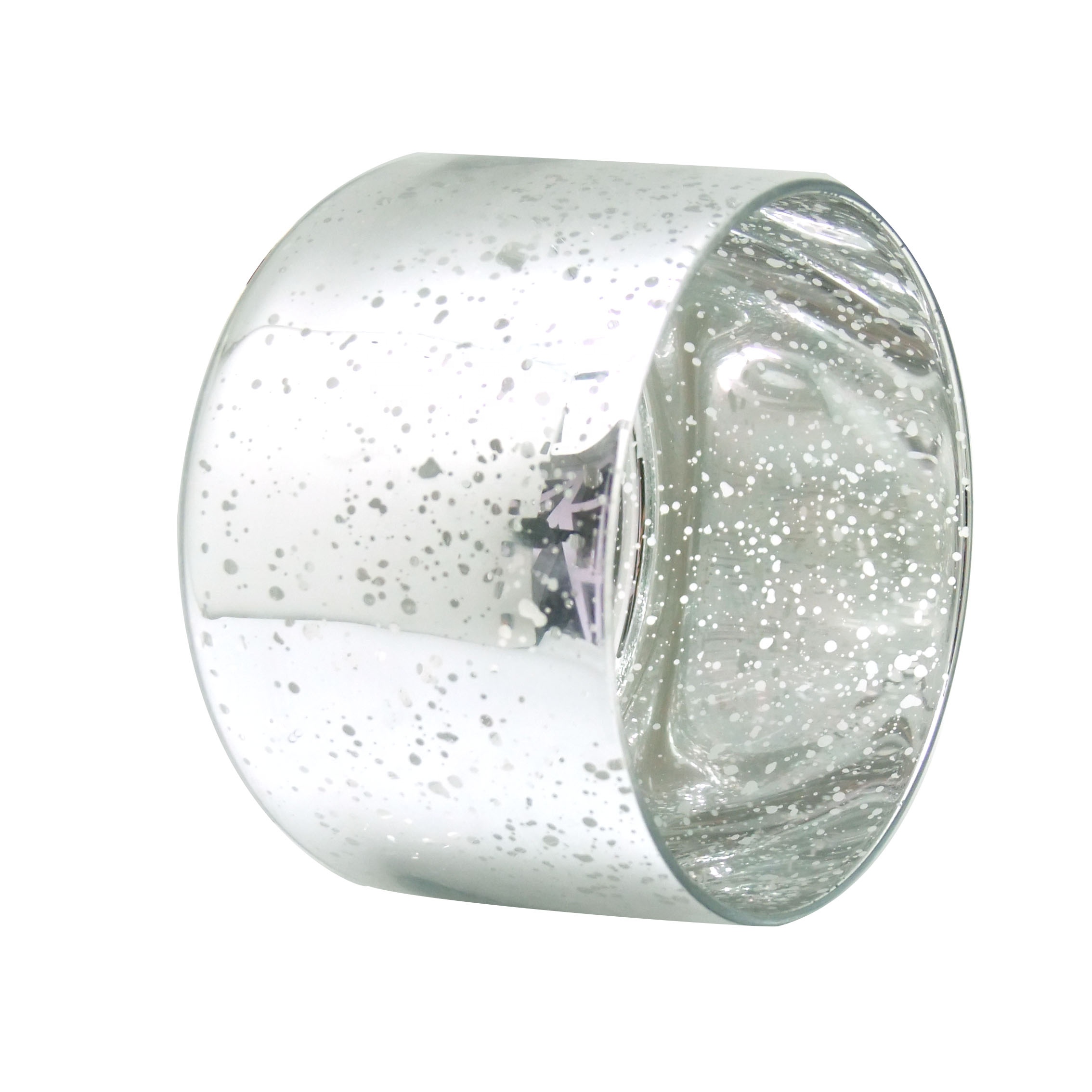 luxury glass jars 26oz gold and silver jar candle holders Haodexin