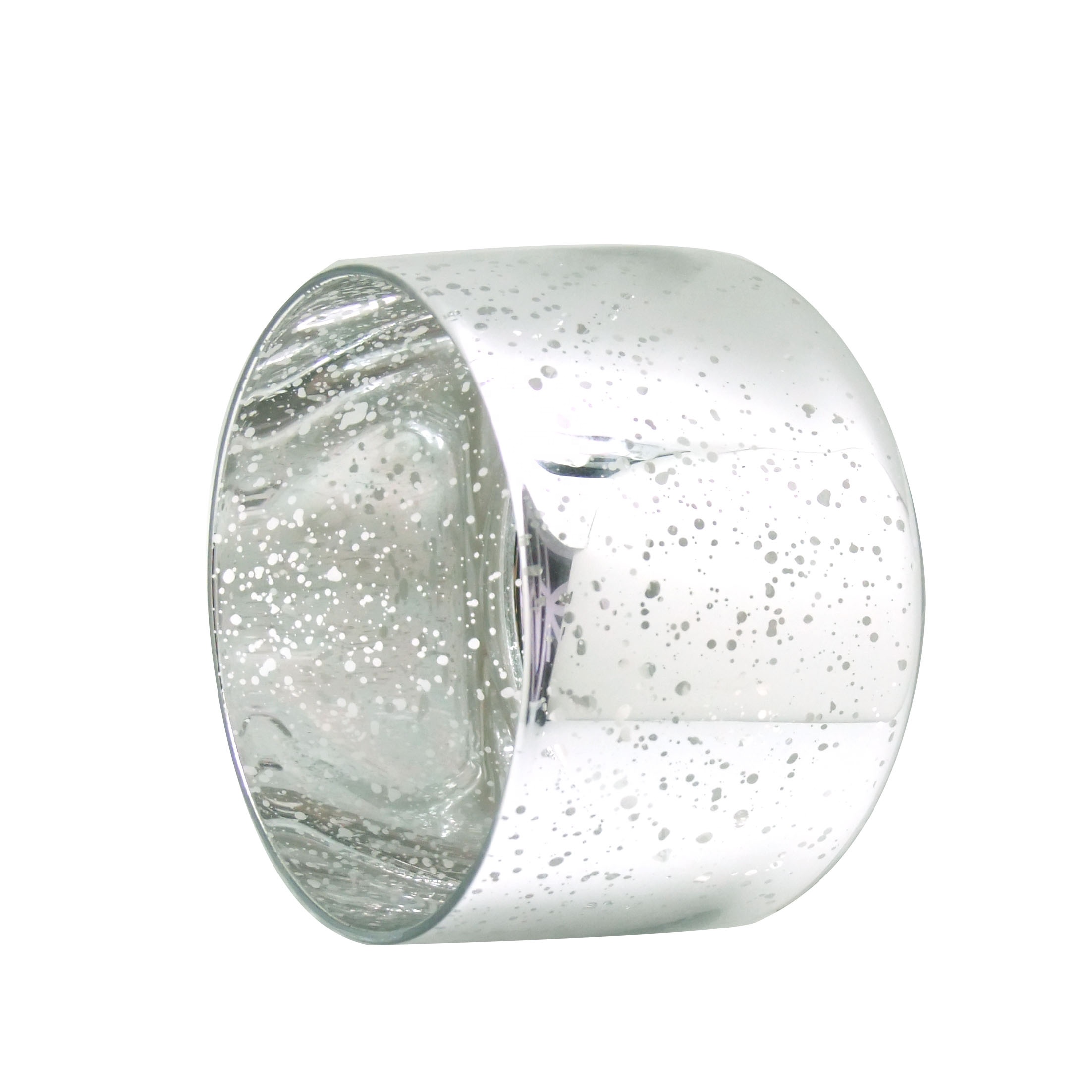 luxury glass jars 26oz gold and silver jar candle holders Haodexin