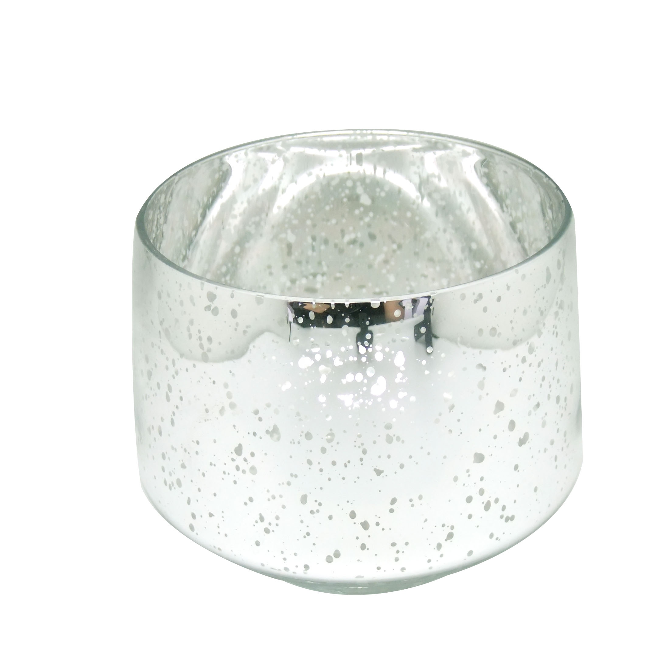 luxury glass jars 26oz gold and silver jar candle holders Haodexin