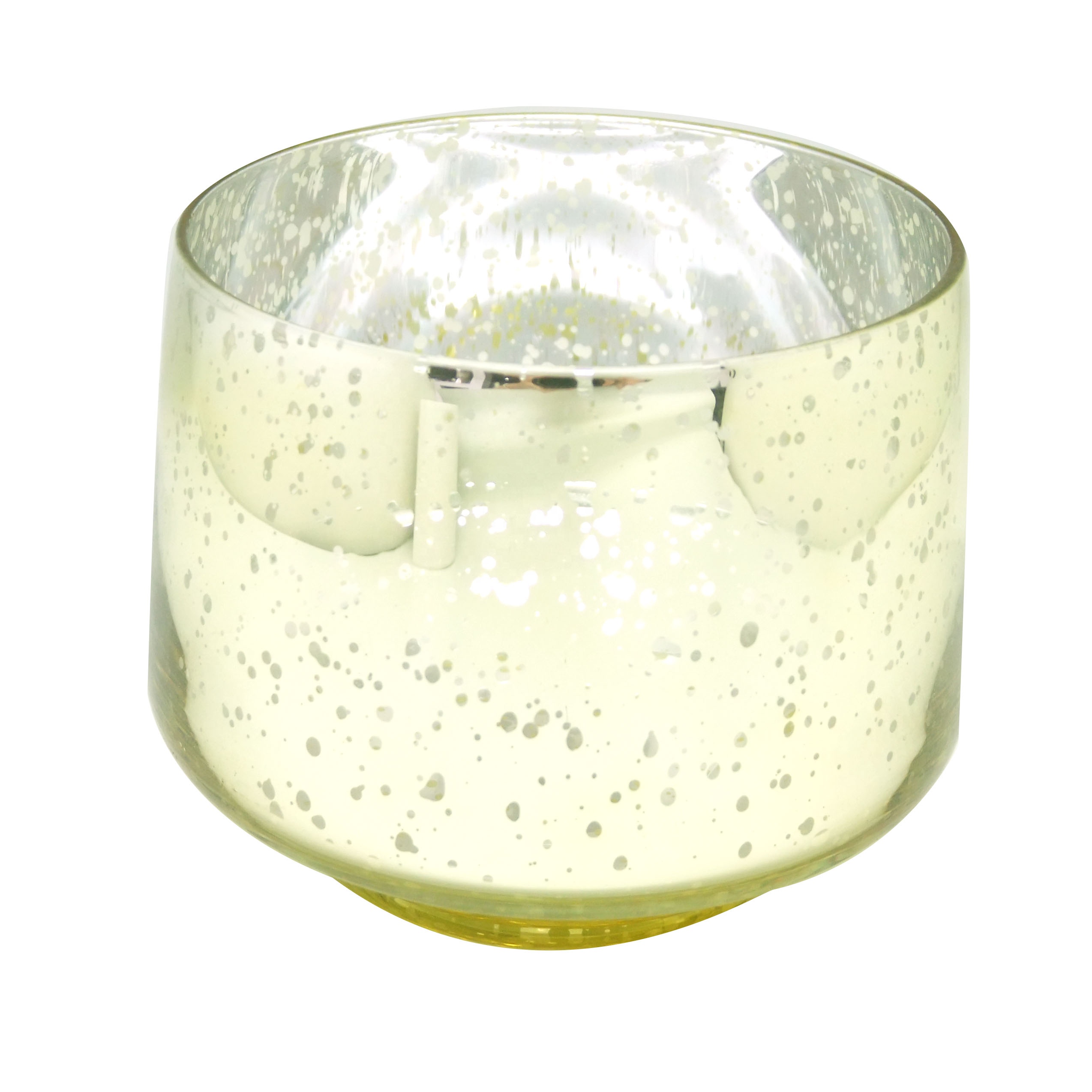 luxury glass jars 26oz gold and silver jar candle holders Haodexin