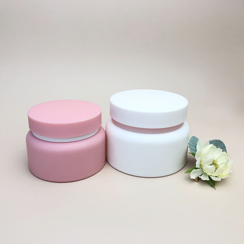 luxury high-end face cream jars plastic for natural skin containers cosmetic face cream jar