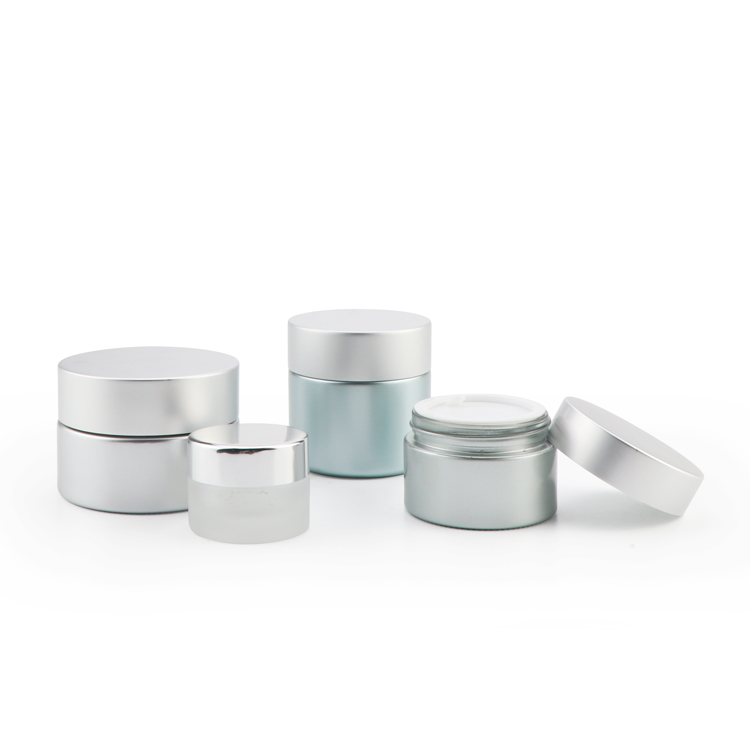 luxury high quality 5g 10g 15g 20g 30g 50g 100g cosmetic black glass jar for face cream