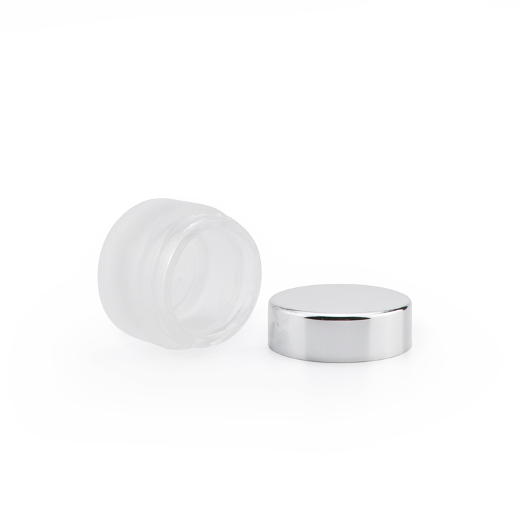 luxury high quality 5g 10g 15g 20g 30g 50g 100g cosmetic black glass jar for face cream