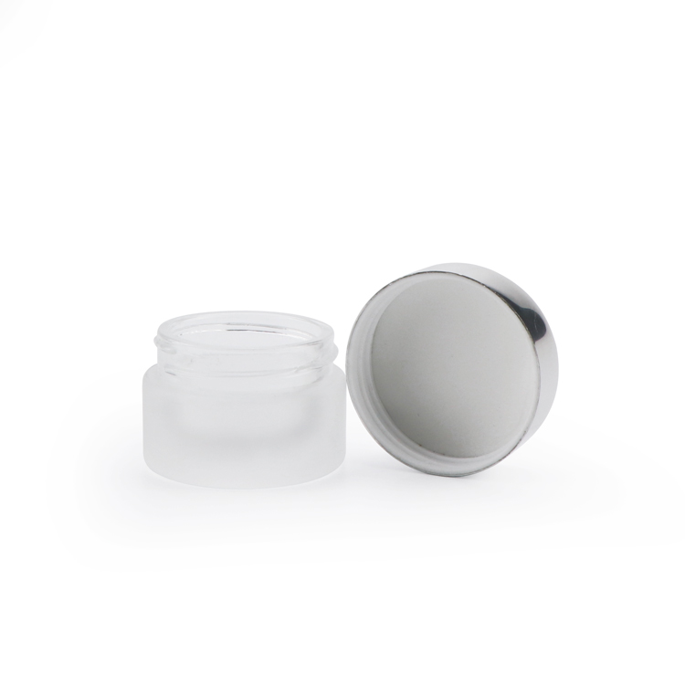 luxury high quality 5g 10g 15g 20g 30g 50g 100g cosmetic black glass jar for face cream