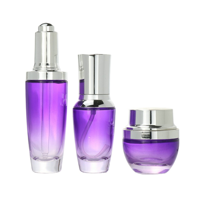 luxury lotion skin round face cream 30g 50g balm glass jar emulsion gold spray pump envase cosmeticas lujo botellas de vidrio