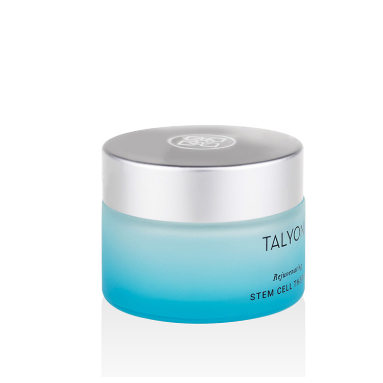 luxury matte silver lid 50ml glass jars 5g 10g 20g 30g 50g 100g 200g frosted gradient blue green straight sided glass cream jar