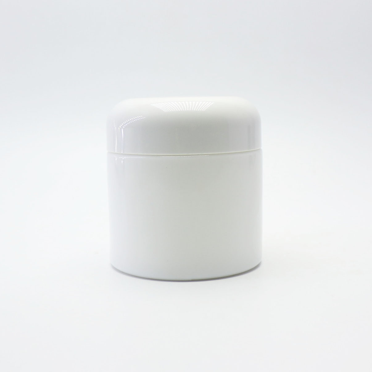 luxury packaging minimalist cosmetic jar 50ml with white cap for face cream WJ-2T