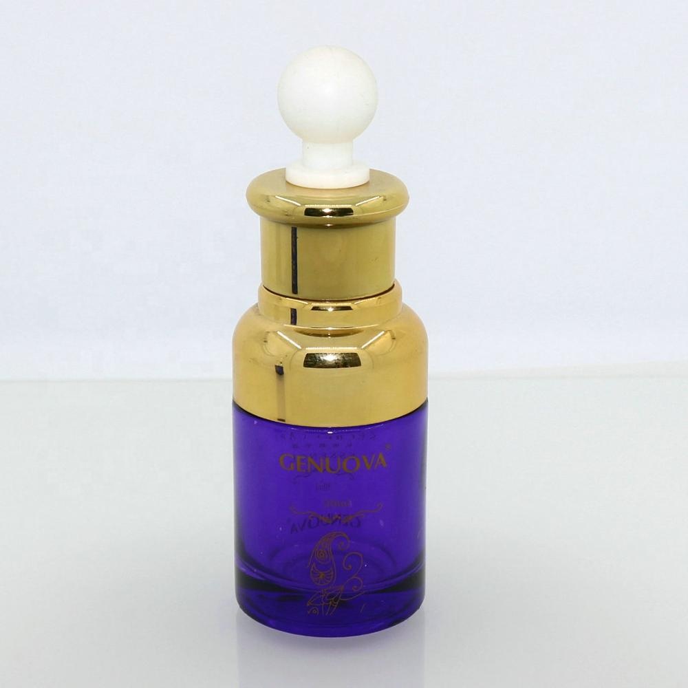 luxury skin care violet purple black glass dropper bottles 20ml 30ml 50ml