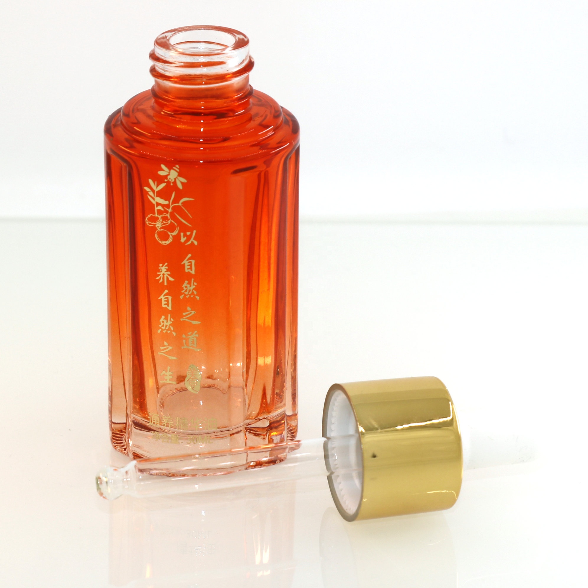 luxury thick matte glass white dropper bottles 5ml 30ml 50ml 100ml frosted glass bottle for e liquid serum essential oil